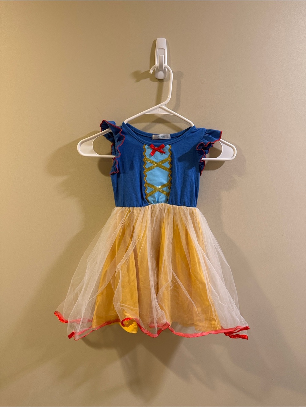 Blue and Yellow Fairy Tale (Snow White) Tulle Costume Dress for Kids